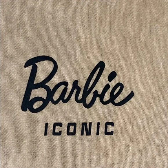 Mattel Brand Iconic Barbie Car Unisex Pullover Drawstring Hoodie Pocket Lg NWT - Picture 9 of 12